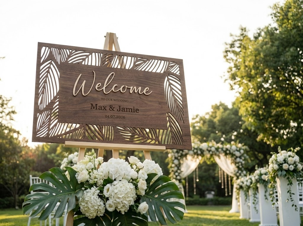 Custom Wedding Welcome Sign