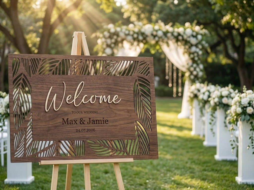 Custom Wedding Welcome Sign