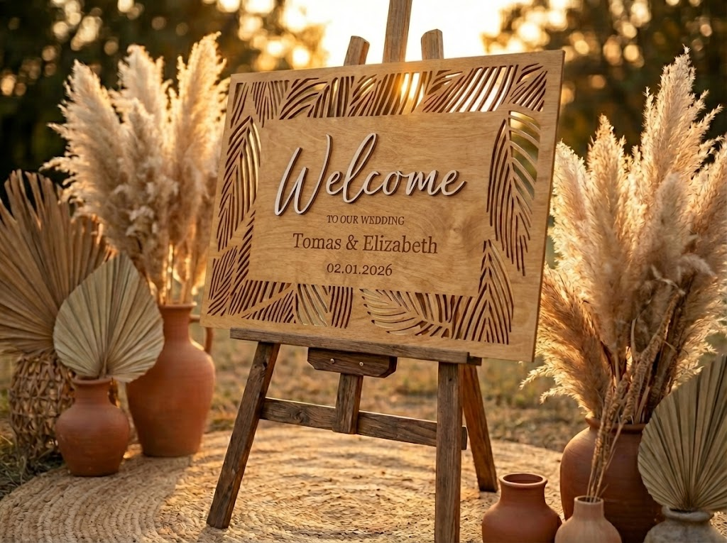 Custom Wedding Welcome Sign
