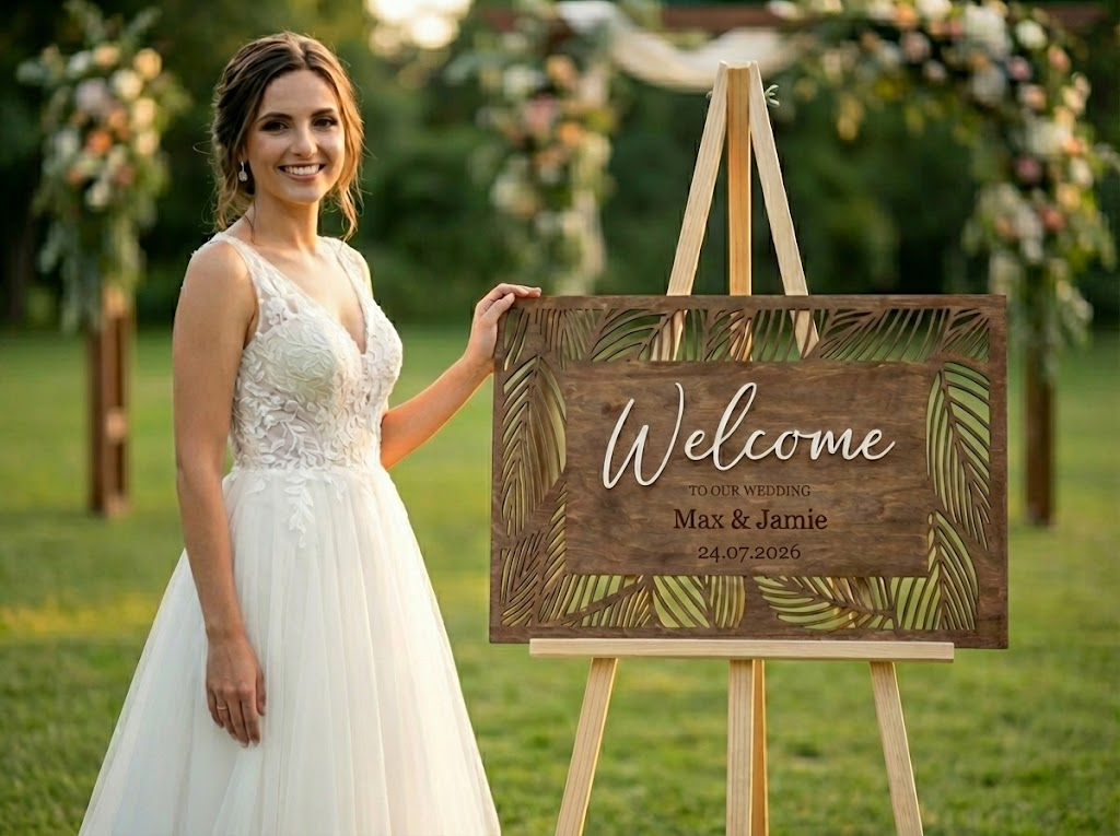 Custom Wedding Welcome Sign