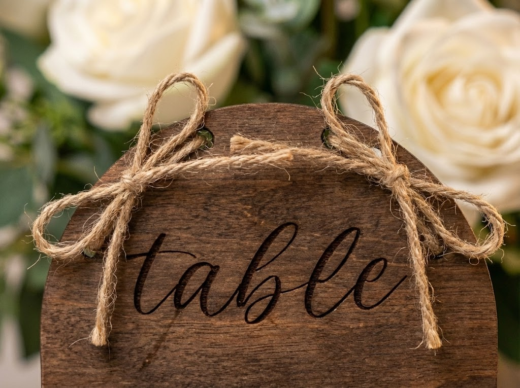 Arch Wedding Table Numbers with Twine | Rustic Wooden Table Numbers
