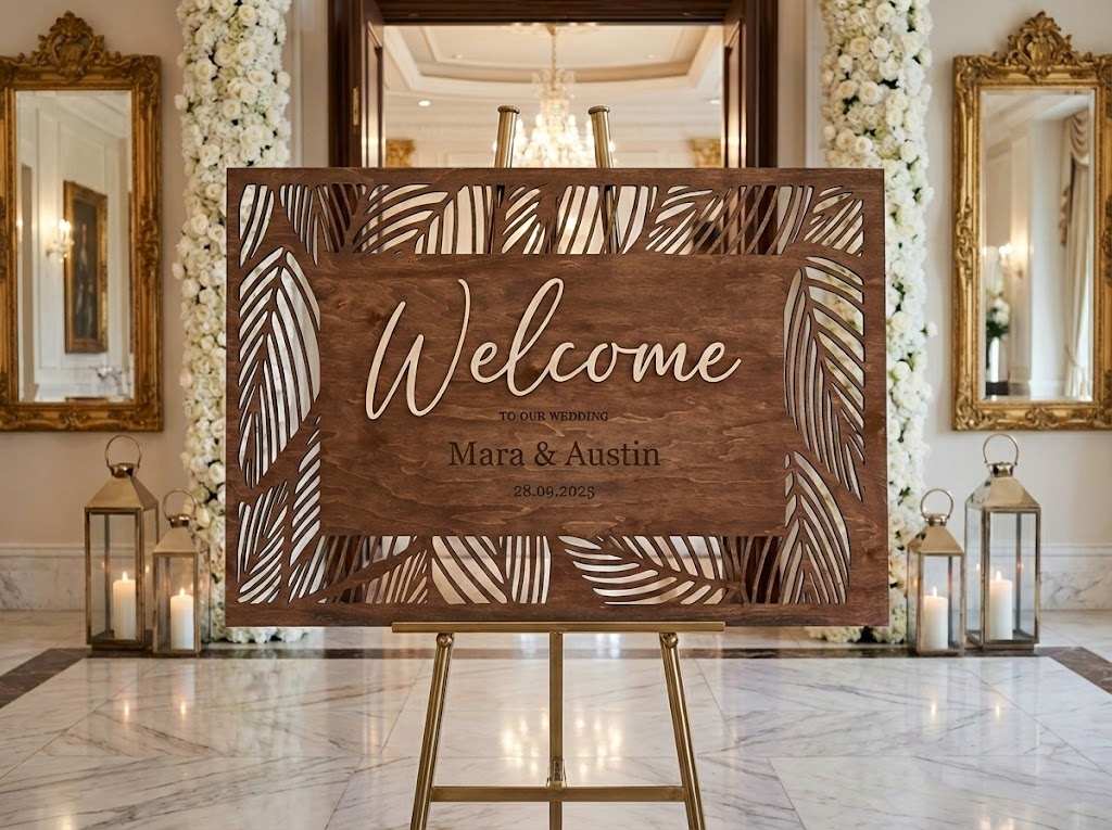 Custom Wedding Welcome Sign