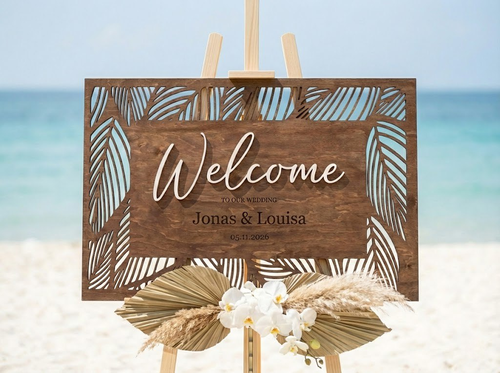 Custom Wedding Welcome Sign