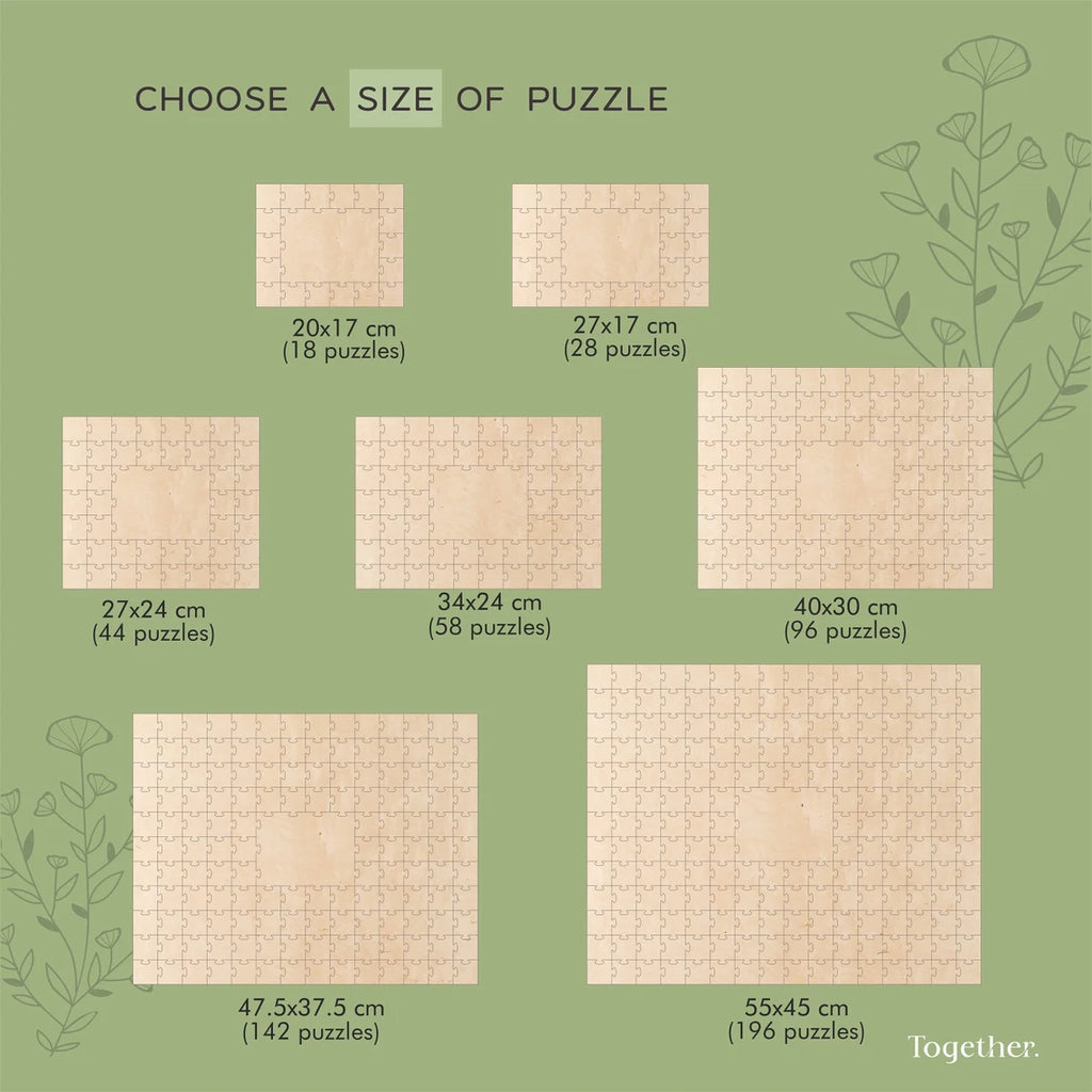 Wedding Puzzle Guest Book 18 Pieces | Intimate Wedding Guest Book